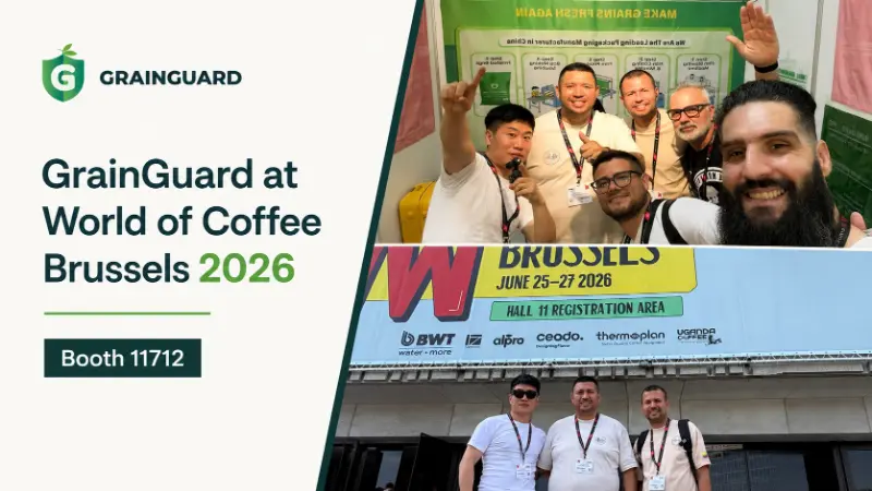 GrainGuard, World of Coffee 브뤼셀 2026에서 글로벌 커피 커뮤니티와 연결